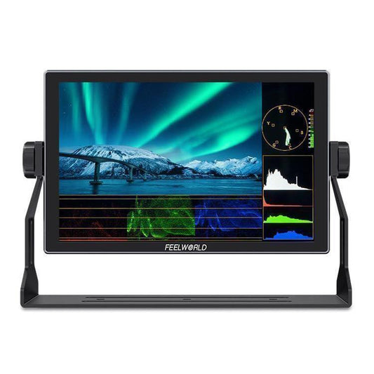 FEELWORLD S10 10.1 inch 12G SDI HDMI2.0 Camera Field Monitor High Brightness 1200nit Touchscreen Monitor (Black) - On-camera Monitors by FEELWORLD | Online Shopping UK | buy2fix