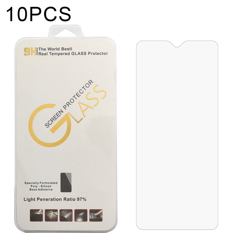 For Blackview A60 Pro 10 PCS 0.26mm 9H 2.5D Tempered Glass Film - For Blackview by buy2fix | Online Shopping UK | buy2fix