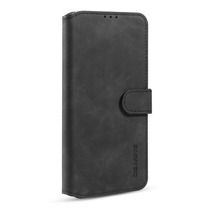 For Xiaomi Redmi K40 DG.MING Retro Oil Side Horizontal Flip Leather Case with Holder & Card Slots & Wallet(Black) - Xiaomi Cases by DG.MING | Online Shopping UK | buy2fix