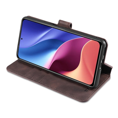 For Xiaomi Redmi K40 Pro DG.MING Retro Oil Side Horizontal Flip Leather Case with Holder & Card Slots & Wallet(Coffee) - Xiaomi Cases by DG.MING | Online Shopping UK | buy2fix