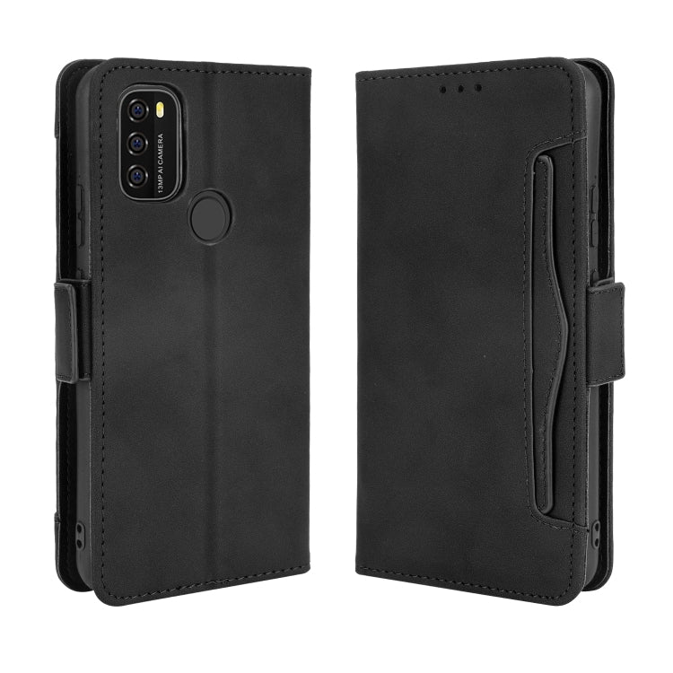 For Blackview A70 (2021) Skin Feel Calf Pattern Horizontal Flip Leather Case with Holder & Card Slots & Photo Frame(Black) - More Brand by buy2fix | Online Shopping UK | buy2fix