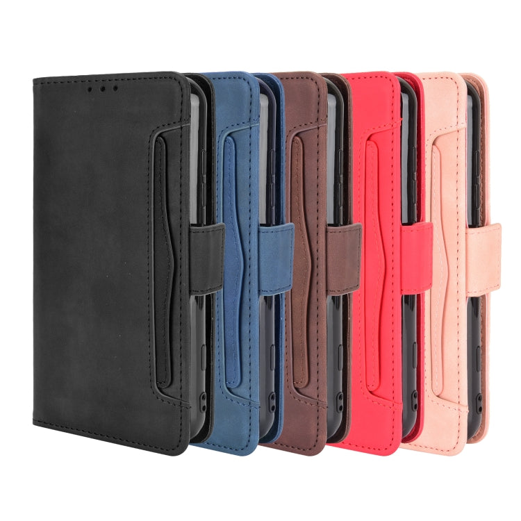 For Blackview A70 (2021) Skin Feel Calf Pattern Horizontal Flip Leather Case with Holder & Card Slots & Photo Frame(Red) - More Brand by buy2fix | Online Shopping UK | buy2fix