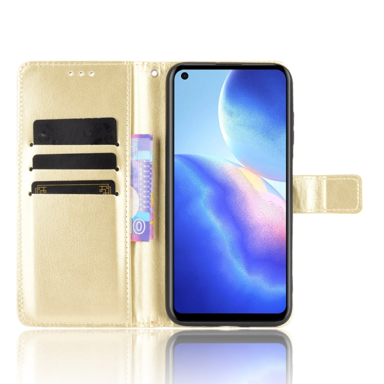 For Blackview A90 Crazy Horse Texture Horizontal Flip Leather Case with Holder & Card Slots & Lanyard(Gold) - More Brand by buy2fix | Online Shopping UK | buy2fix