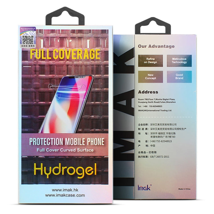 For Honor 50 SE 5G 2 PCS IMAK Curved Full Screen Hydrogel Film Front Protector - For Huawei by imak | Online Shopping UK | buy2fix