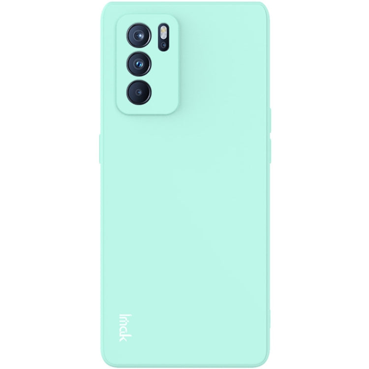 For OPPO Reno6 Pro 5G IMAK UC-4 Series Straight Edge TPU Soft Protective Case(Light Cyan) - OPPO Cases by imak | Online Shopping UK | buy2fix
