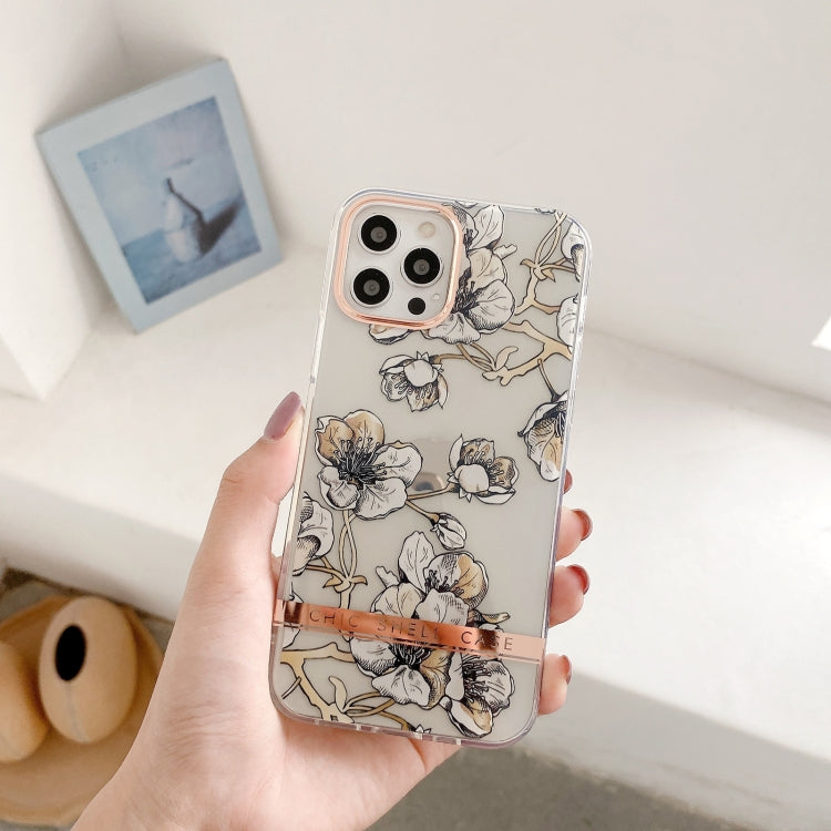 For iPhone 11 High Translucent Electroplating Flower Pattern TPU + PC Shockproof Case (Ewha) - iPhone 11 Cases by buy2fix | Online Shopping UK | buy2fix