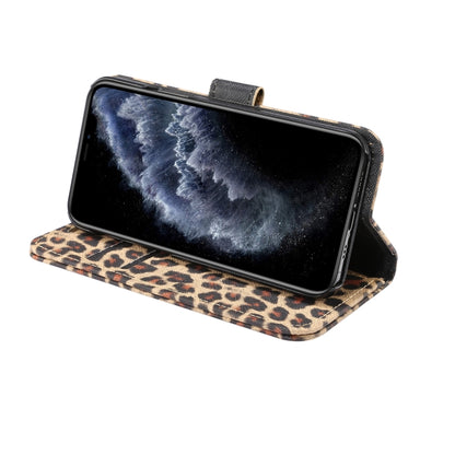 For iPhone 13 Pro Max Leopard Pattern Horizontal Flip PC + PU Leather Case with Holder & Card Slots & Wallet (Yellow) - iPhone 13 Pro Max Cases by buy2fix | Online Shopping UK | buy2fix