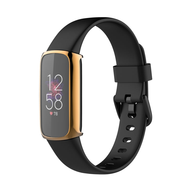 For Fitbit Luxe Full Coverage TPU Electroplating Protective Case Cover(Rose Gold) - Watch Cases by buy2fix | Online Shopping UK | buy2fix