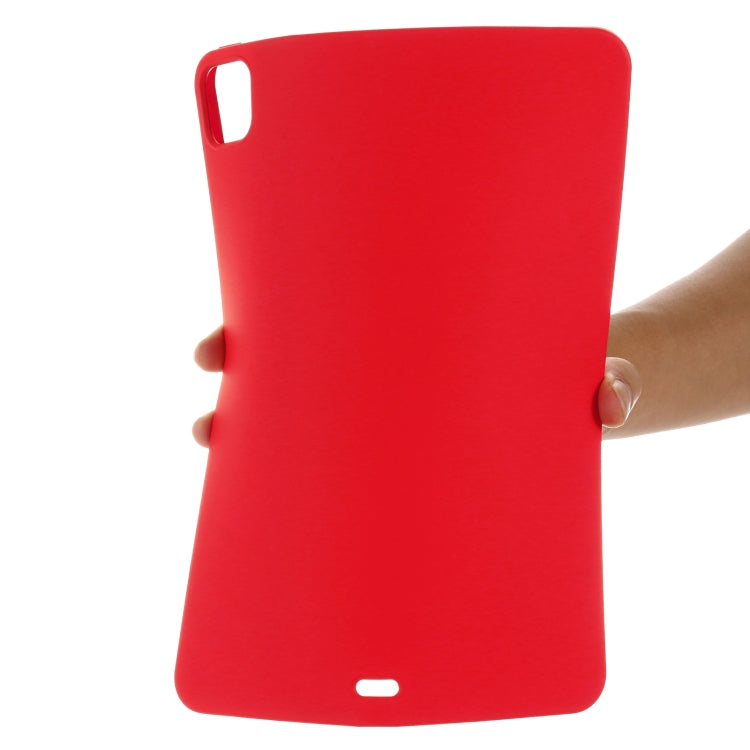 For iPad Pro 11 2022 / 2021 Pure Color Liquid Silicone Shockproof Full Coverage Tablet Case(Red) - iPad Pro 11 (2022/2021) Cases by buy2fix | Online Shopping UK | buy2fix