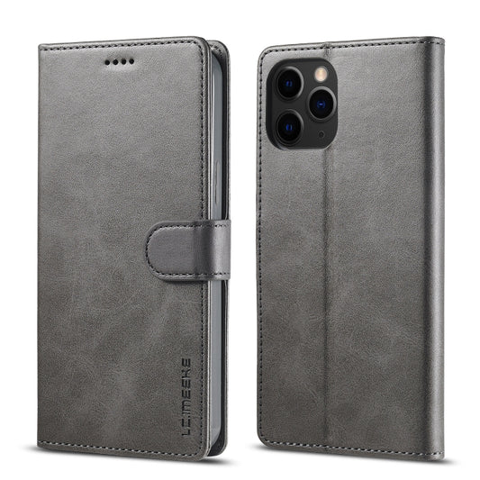 For iPhone 13 Pro LC.IMEEKE Calf Texture Horizontal Flip Leather Case with Holder & Card Slots & Wallet (Grey) - iPhone 13 Pro Cases by LC.IMEEKE | Online Shopping UK | buy2fix