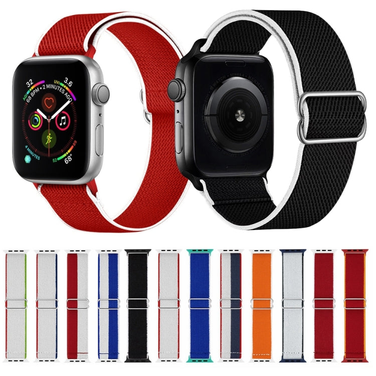 High Elastic Nylon Watch Band For Apple Watch Ultra 49mm&Watch Ultra 2 49mm / Series 9&8&7 45mm / SE 3&SE 2&6&SE&5&4 44mm / 3&2&1 42mm(Canada) - Watch Bands by buy2fix | Online Shopping UK | buy2fix