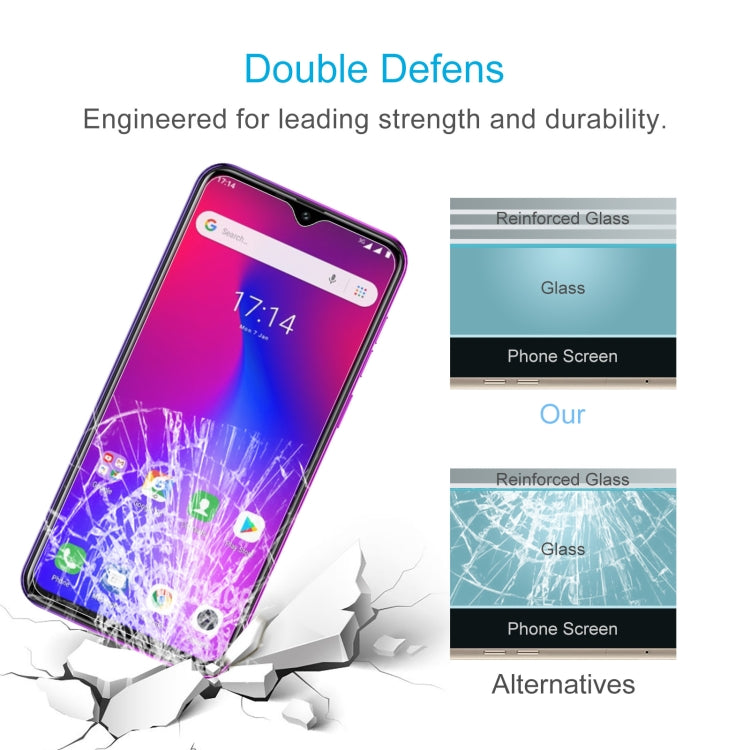 For Ulefone Note 7 50 PCS 0.26mm 9H 2.5D Tempered Glass Film - Ulefone Tempered Glass by buy2fix | Online Shopping UK | buy2fix