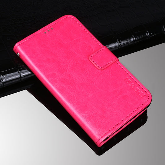 idewei Crazy Horse Texture Horizontal Flip Leather Case with Holder & Card Slots & Wallet For ZTE Blade A31(Rose Red) - ZTE Cases by idewei | Online Shopping UK | buy2fix