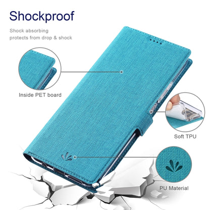 ViLi K Series Shockproof TPU + PU Leather Magnetic Buckle Horizontal Flip Case with Card Slots & Wallet & Holder For Motorola Moto Edge 20 Lite(Blue) - Motorola Cases by ViLi | Online Shopping UK | buy2fix