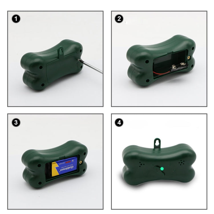RC-518 Home Ultrasonic Dog Stop Barking Device(Dark Green) - Training Aids by buy2fix | Online Shopping UK | buy2fix