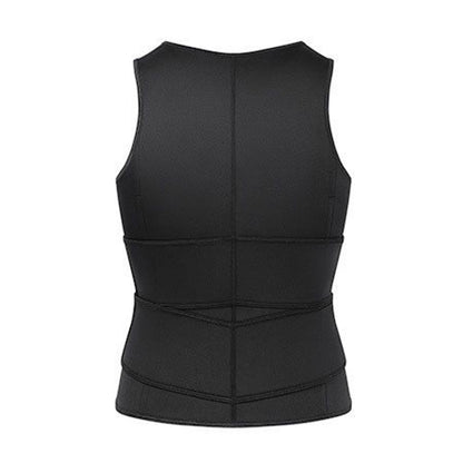 Neoprene Men Sport Body Shapers Vest Waist Body Shaping Corset, Size:L(Black) -  by buy2fix | Online Shopping UK | buy2fix