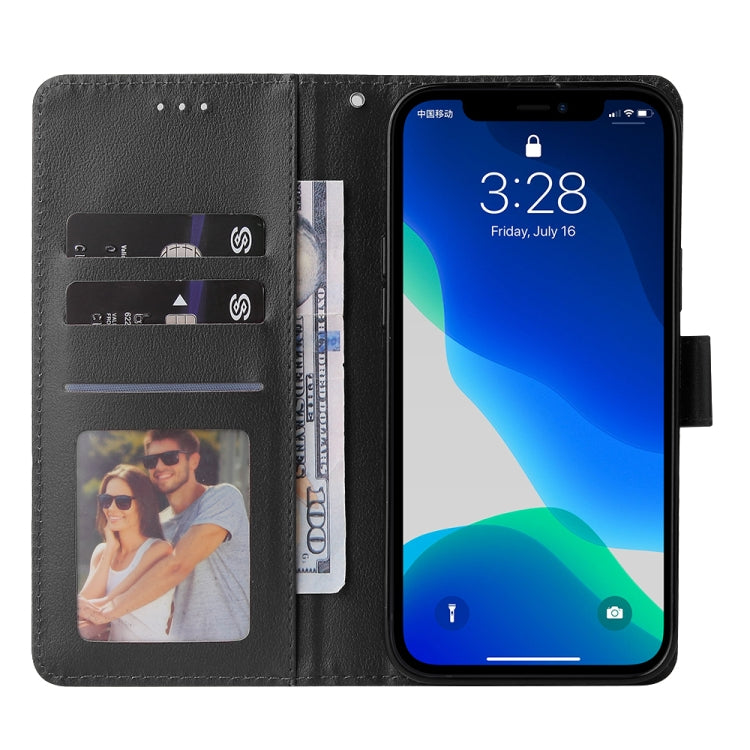 For iPhone 13 Pro Max Multifunctional Horizontal Flip Leather Case, with Three Card Slot & Holder & Photo Frame & Lanyard (Black) - iPhone 13 Pro Max Cases by buy2fix | Online Shopping UK | buy2fix