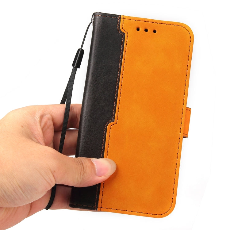 For Nokia X10 / X20 Business Stitching-Color Horizontal Flip PU Leather Case with Holder & Card Slots & Photo Frame(Orange) - Nokia Cases by buy2fix | Online Shopping UK | buy2fix