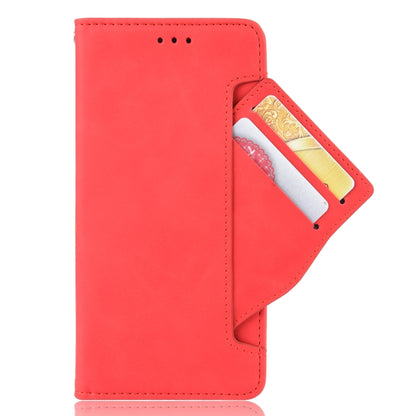 For iPhone 13 Pro Max Skin Feel Calf Pattern Horizontal Flip Leather Case with Holder & Card Slots & Photo Frame (Red) - iPhone 13 Pro Max Cases by buy2fix | Online Shopping UK | buy2fix