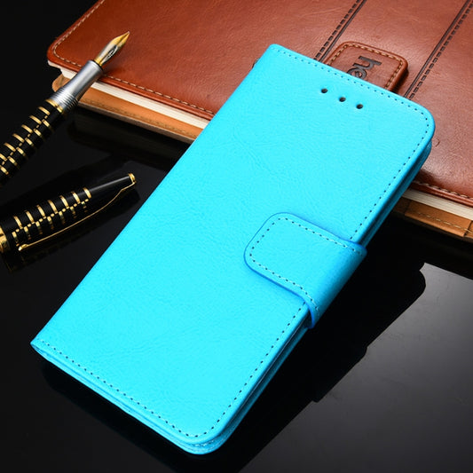 For Doogee X95 Crystal Texture Horizontal Flip Leather Case with Holder & Card Slots & Wallet(Light Blue) - More Brand by buy2fix | Online Shopping UK | buy2fix