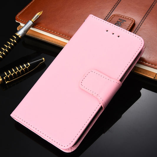 For Doogee X96 Pro Crystal Texture Horizontal Flip Leather Case with Holder & Card Slots & Wallet(Pink) - More Brand by buy2fix | Online Shopping UK | buy2fix