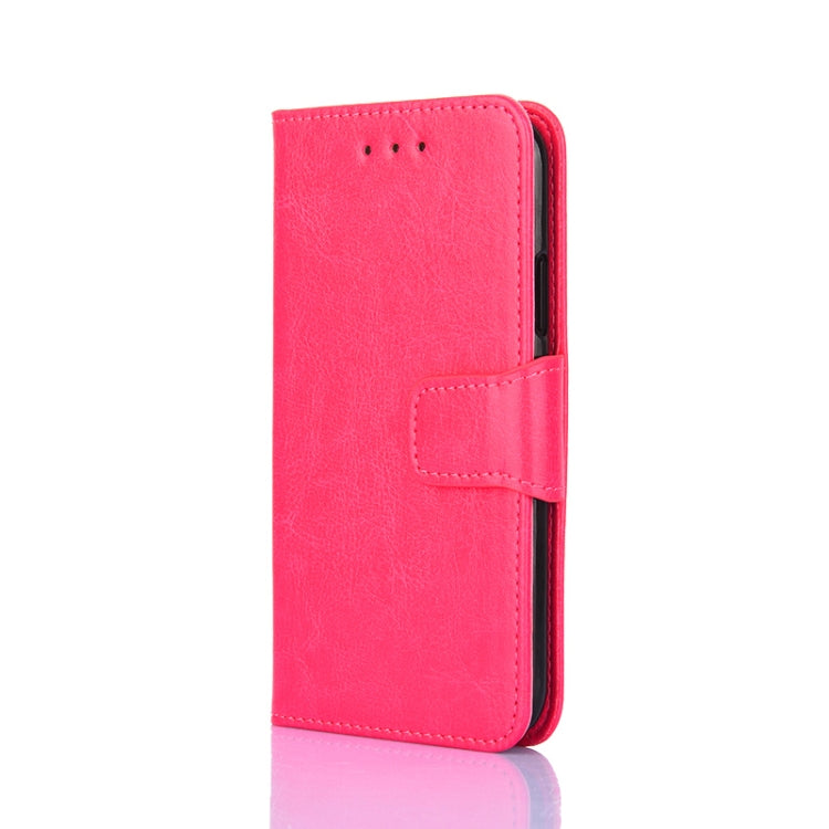 For Doogee X96 Pro Crystal Texture Horizontal Flip Leather Case with Holder & Card Slots & Wallet(Rose Red) - More Brand by buy2fix | Online Shopping UK | buy2fix
