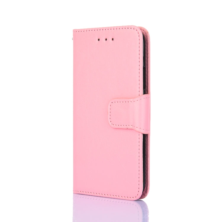 For Motorola Moto G30 Crystal Texture Horizontal Flip Leather Case with Holder & Card Slots & Wallet(Pink) - Motorola Cases by buy2fix | Online Shopping UK | buy2fix