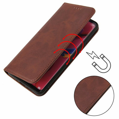 For Xiaomi Redmi 9A Calf Texture Magnetic Horizontal Flip Leather Case with Holder & Card Slots & Wallet(Brown) - Xiaomi Cases by buy2fix | Online Shopping UK | buy2fix