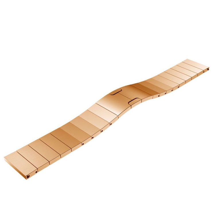For Huawei GT3 46mm  Watch One-bead Steel Original Buckle Watch Band,Width 22mm(Rose Gold) - Watch Bands by buy2fix | Online Shopping UK | buy2fix