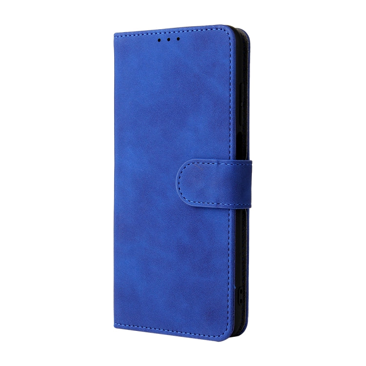 For Doogee N40 Pro Solid Color Skin Feel Magnetic Buckle Horizontal Flip PU Leather Case with Holder & Card Slots & Wallet(Blue) - More Brand by buy2fix | Online Shopping UK | buy2fix