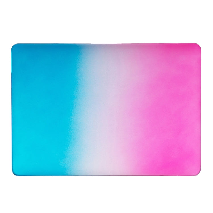 Laptop Rainbow Pattern PC Protective Case For MacBook Pro 14.2 inch A2442 2021(Pink + Water Blue) - MacBook Pro Cases by buy2fix | Online Shopping UK | buy2fix