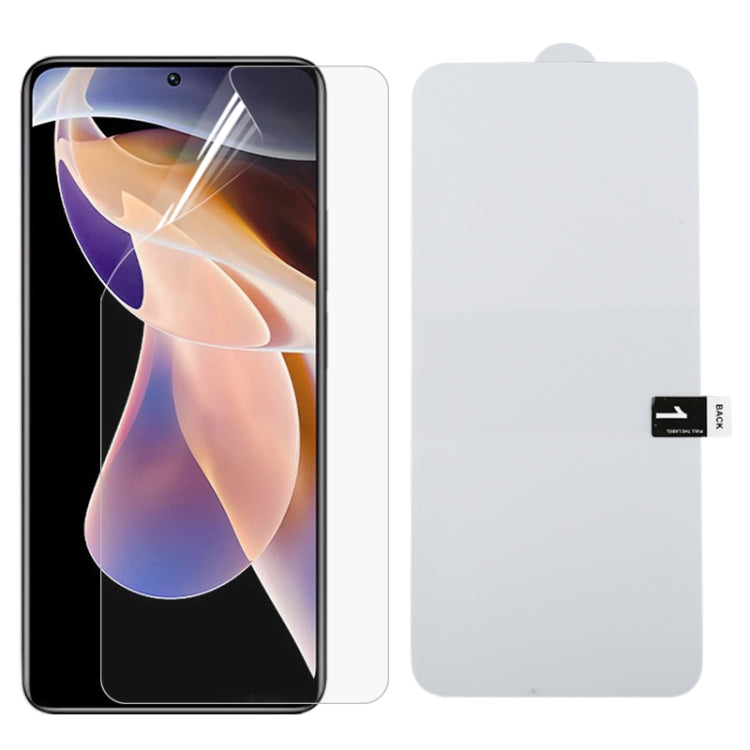 For Xiaomi Redmi Note 11 Pro 5G / 4G / 11 Pro+ Full Screen Protector Explosion-proof Hydrogel Film -  by PINWUYO | Online Shopping UK | buy2fix