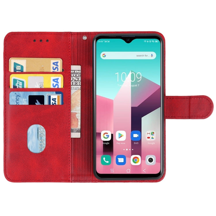 Leather Phone Case For Blackview A80 Pro / A80 Plus(Red) - Universal Leather Case by buy2fix | Online Shopping UK | buy2fix