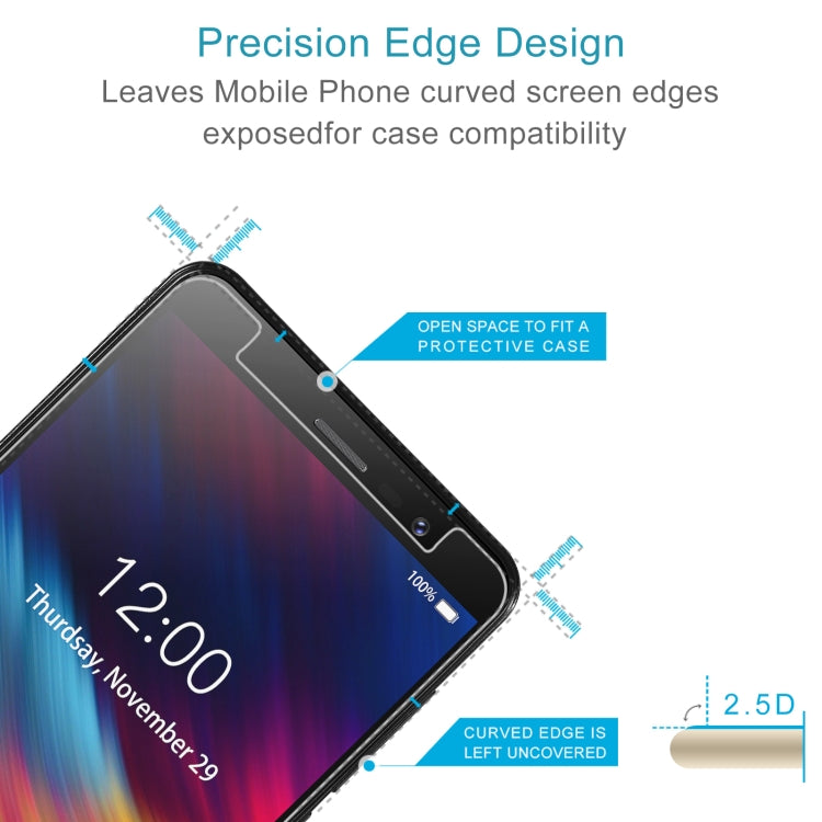 50 PCS 0.26mm 9H 2.5D Tempered Glass Film For Doogee X100 - For Doogee by buy2fix | Online Shopping UK | buy2fix