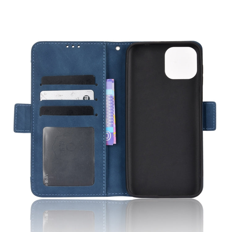 For Ulefone Note 6 / Note 6P Skin Feel Calf Pattern Leather Phone Case(Blue) - Ulefone Cases by buy2fix | Online Shopping UK | buy2fix