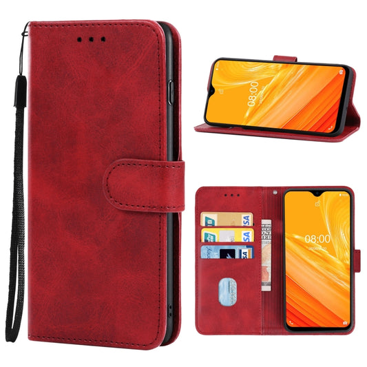 Leather Phone Case For Ulefone Note 8(Red) - Ulefone Cases by buy2fix | Online Shopping UK | buy2fix