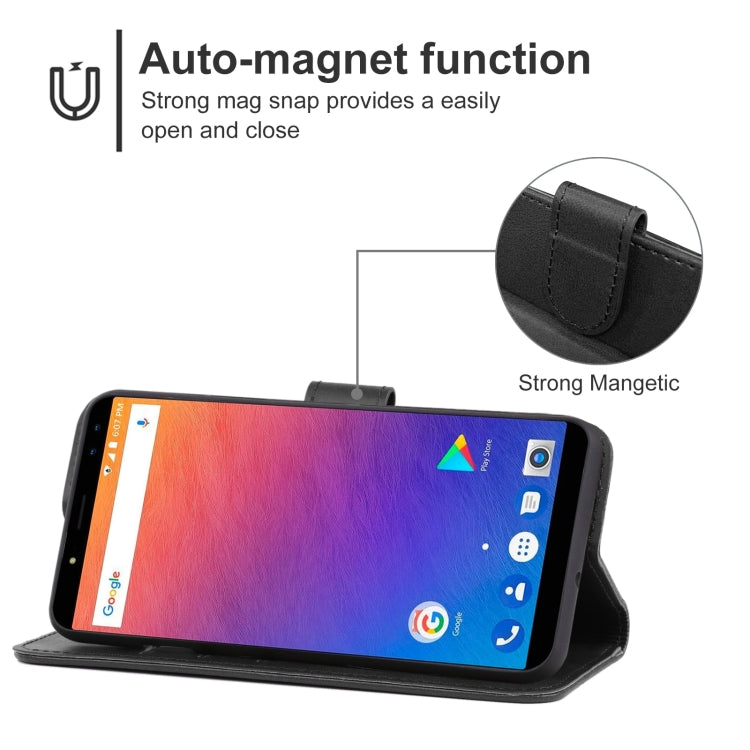 Leather Phone Case For Ulefone Power 3 / Power 3S(Black) - Ulefone Cases by buy2fix | Online Shopping UK | buy2fix