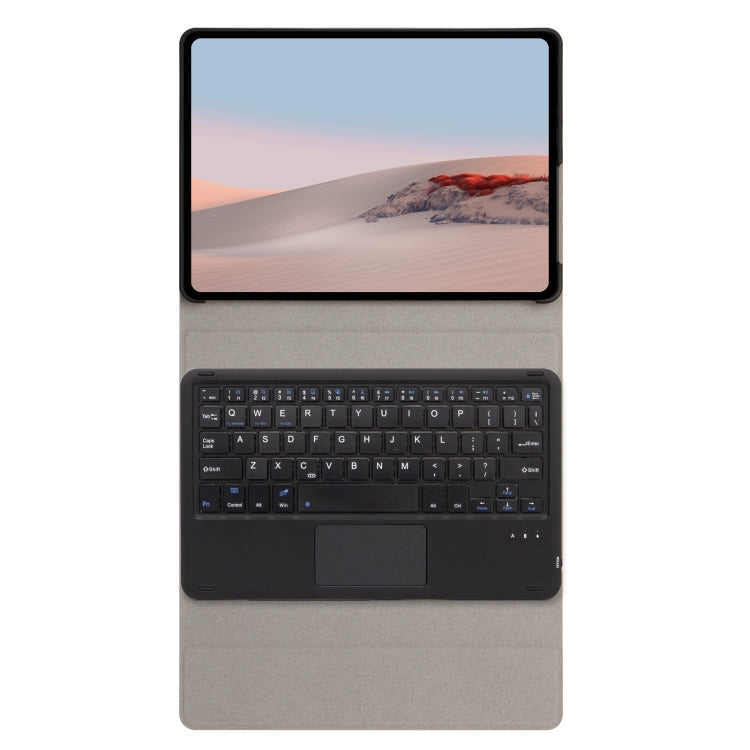 SFGO-A Tree Texture Bluetooth Keyboard Leather Case with Touchpad For Microsoft Surface Go 4 / 3 / 2 / 1(Black + Black) - Others Keyboard by buy2fix | Online Shopping UK | buy2fix