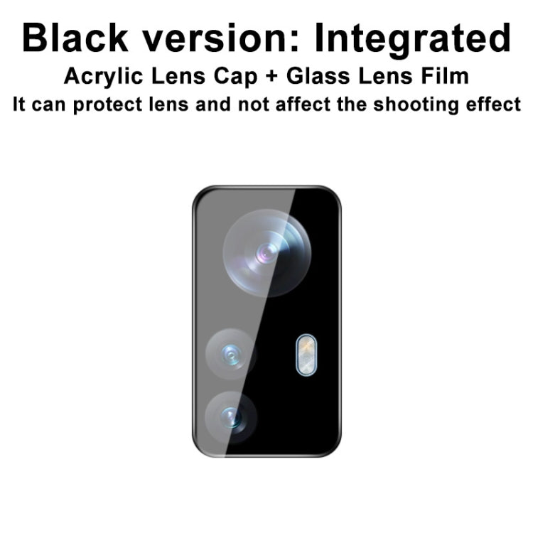 imak Integrated Rear Camera Lens Tempered Glass Film with Lens Cap Black Version For Xiaomi 12 Pro -  by imak | Online Shopping UK | buy2fix