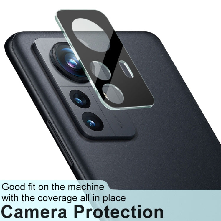 imak Integrated Rear Camera Lens Tempered Glass Film with Lens Cap Black Version For Xiaomi 12 Pro -  by imak | Online Shopping UK | buy2fix