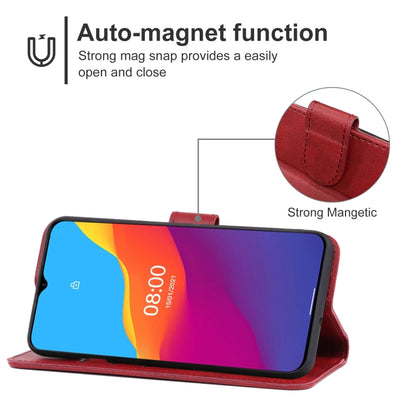 Leather Phone Case For Ulefone Note 10P(Red) - Ulefone Cases by buy2fix | Online Shopping UK | buy2fix
