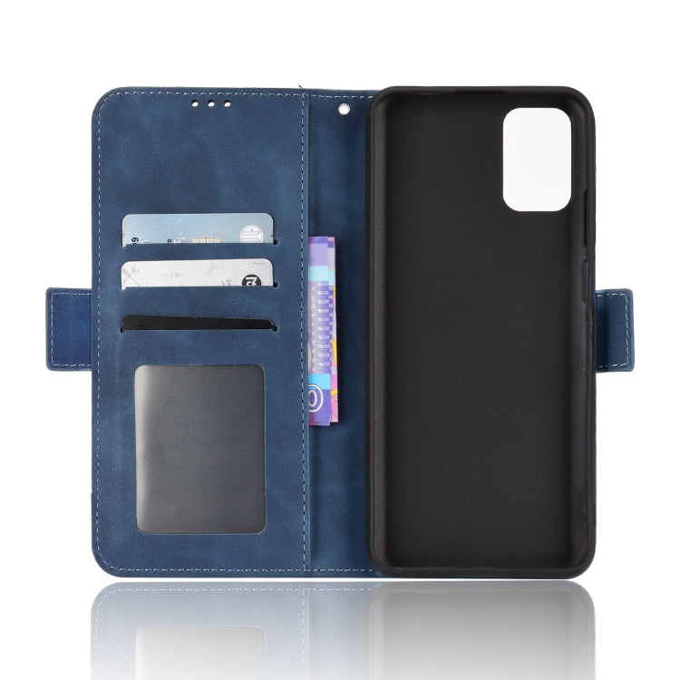 For Ulefone Note 12P Skin Feel Calf Pattern Leather Phone Case(Blue) - Ulefone Cases by buy2fix | Online Shopping UK | buy2fix