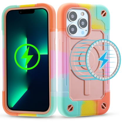 For iPhone 13 Pro Colorful Magsafe Magnetic Phone Case (Colorful Rose Gold) - iPhone 13 Pro Cases by buy2fix | Online Shopping UK | buy2fix