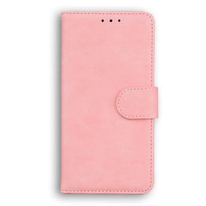 For Blackview A60 Skin Feel Pure Color Flip Leather Phone Case(Pink) - More Brand by buy2fix | Online Shopping UK | buy2fix