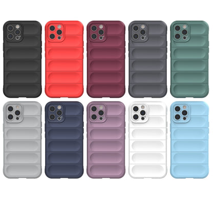 For iPhone 12 Pro Max Magic Shield TPU + Flannel Phone Case(White) - iPhone 12 Pro Max Cases by buy2fix | Online Shopping UK | buy2fix