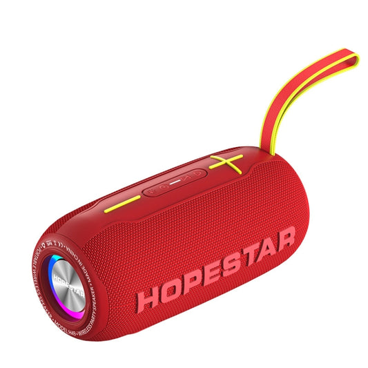 HOPESTAR H49 RGB Light TWS Waterproof Wireless Bluetooth Speaker(Red) - Waterproof Speaker by HOPESTAR | Online Shopping UK | buy2fix