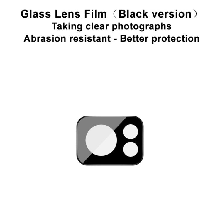 For OPPO Reno7 Pro 5G IMAK Rear Camera Lens Glass Film Black Version - For OPPO by imak | Online Shopping UK | buy2fix