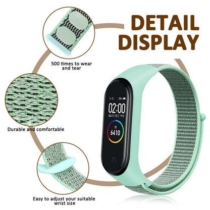 For Xiaomi Mi Band 7 Nylon Weave Watch Band(Official Black) - Watch Bands by buy2fix | Online Shopping UK | buy2fix