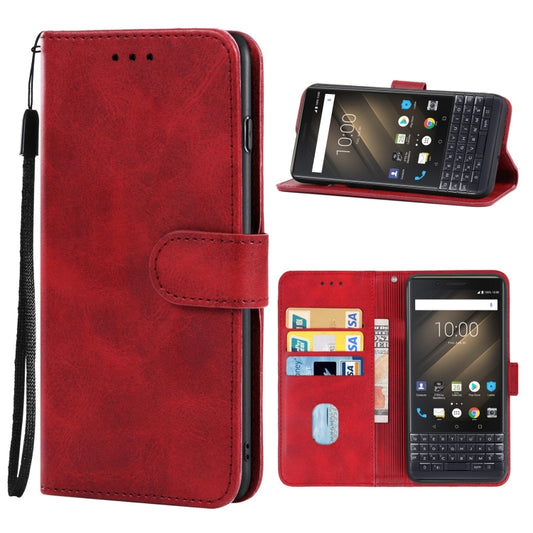 For Blackberry KEY2 Leather Phone Case(Red) - BlackBerry by buy2fix | Online Shopping UK | buy2fix