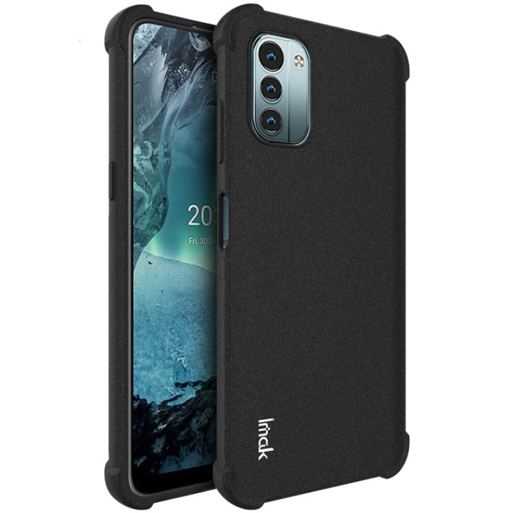 For Nokia G11/G21 IMAK All-inclusive Shockproof Airbag TPU Case (Matte Black) - Nokia Cases by imak | Online Shopping UK | buy2fix